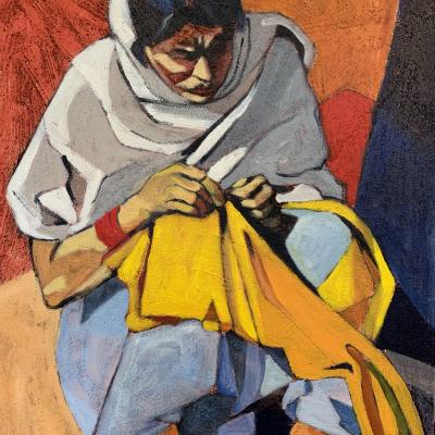 Népalaise couturière 