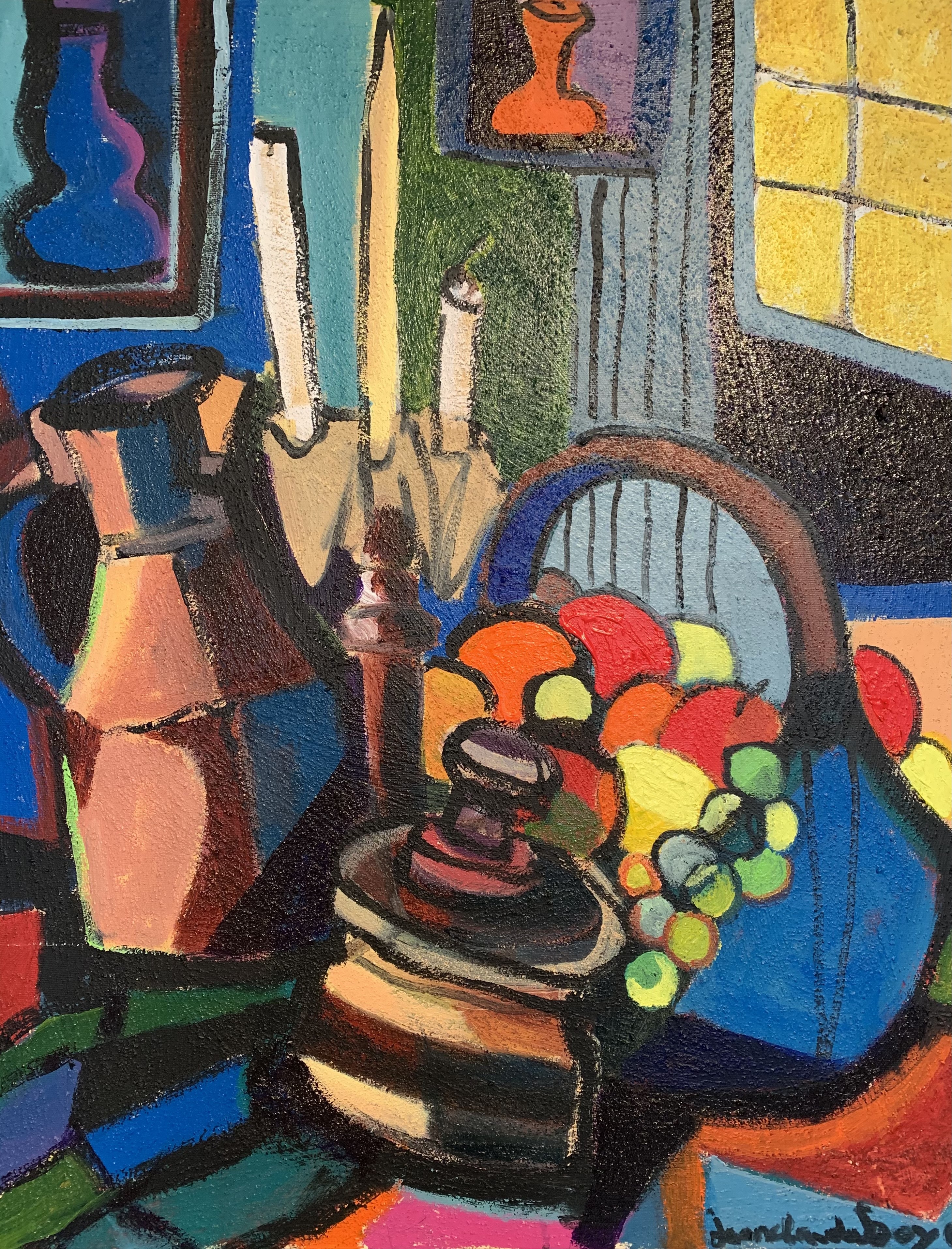 Nature morte au raisins 