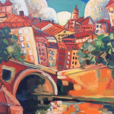 Le pont neuf au quai de Tounis